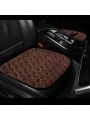 1pc Winter Plush Car Seat Cushion, Front Seat Cover