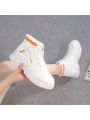 Autumn Winter High-top Motorcyle Boots Fashionable All-match Women's Sports Shoes