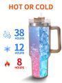 40oz Stainless Steel Insulated Cup With Straw - Keep Your Drinks Hot Or Cold For Hours - Perfect For Coffee, Water, Etc.