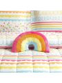 Contemporary Rainbow 3 Piece Bedding Sets, Twin