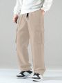 Manfinity EMRG Men's Plus Size Loose-Fit Pocketed Utility Pants