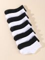 10 Pairs Kids' Elasticity Athletic & Casual & Daily Wear Socks, Autumn/winter