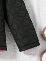 Tween Girls' Winter Reversible Zipper Closure Padded Coat
