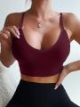 Ribbed No Show Bralette