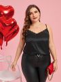 SHEIN Clasi Valentine's Day  Plus Size Tank Tops & Camis