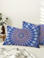 2pcs Bohemian Pattern Pillowcase, Cushion Cover For Home Decoration