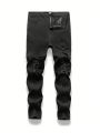 Teen Boys' New Arrival Washed Ripped Skinny Jeans For All Occasions