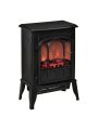 Electric Fireplace Stove, Freestanding Fireplace Heater, 750W/1500W