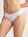Solid Ruched Side Brief