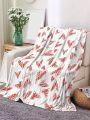Pamile Red Love Patterned Soft, Comfy, Multi-purpose Blanket For Home Sofa, Bedroom, And Bed