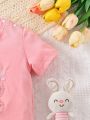 Fashionable Cool Embroidered Plush Cute Toddler Girls' Top