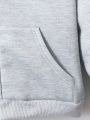 Teen Girls' Hooded Sweatshirt With Kangaroo Pocket And Zipper