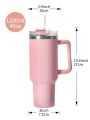40oz Stainless Steel Insulated Cup With Straw - Keep Drinks Hot Or Cold For Many Hours - Perfect For Coffee, Water, Etc.