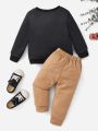 Baby Car Print Sweatshirt & Sweatpants