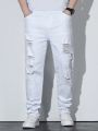 Men's Plus Size Ripped Jeans With Pockets