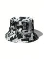 thegypsygoddess Street Style Personalized Printed Double-Sided Reversible Fisherman Hat