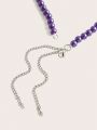 Pearl Decor Chain Linked Bra Harness