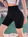 In My Nature Ladies' Outdoor Solid Color Tight Shorts