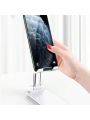 1pc White Foldable Lazy Tablet/phone Desktop Stand Supporting All Devices