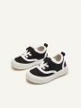 Cozy Cub Boys' Fashionable And Trendy Design Casual Sports Shoes For Autumn And Winter, Black