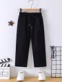 SHEIN Kids Cooltwn Toddler Boys' Simple & Casual Long Pants, Versatile Style For Streetwear, Autumn & Winter