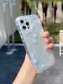 Floral Pattern Clear Phone Case