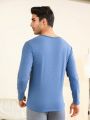 Men'S Crew Neck Long Sleeve Thermal Underwear