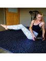 SUPERJARE 0.56“ Thick Exercise Equipment Mats, 12 Tiles EVA Foam Mats with Rubber Top