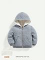 Cozy Cub Baby Boy Zip Up Thermal Lined Hooded Jacket