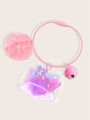 Uliverse A Cute Pink Fur Ball Keychain