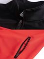 Daily&Casual Men'S Zipper Front Colorblock Jacket And Pants Sportswear Set