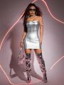SHEIN ICON Solid Tube Bodycon Dress