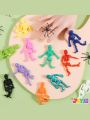 JOYIN 72 PCS Halloween Stretchy Skeleton Toys, Stretchable Skull Squishy Toys for Kids Gift, Trick Or Treat Goodie Bags Fillers, Sticky Hand Toy, Party Favors, Halloween Spooky Decoration, Game Prizes