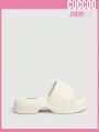 Cuccoo Everyday Collection Cuccoo Ladies' Fashionable Soft And Comfy Thick-Soled Cloud Slippers With 'Stepping On Poop' Design