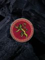 Game of Thrones X SHEIN 4pcs/set Family Emblem Badge