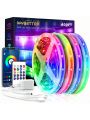 DAYBETTER Led Strip Lights 400ft (4 Rolls of 100ft) Ultra Long Smart Light Strips with App Voice Control Remote, 5050 RGB Music Sync Color Changing Lights for Bedroom, Kitchen, Party,Home Decoration