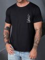 Manfinity Men'S Printed Short Sleeve T-Shirt