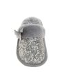 Little Kids Girls' Fuzzy Slippers with Anti-Slip Grip - Warm and Cozy for Winter