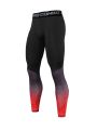 Fitness Men Ombre Letter Graphic Sports Tights