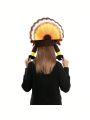 JOYIN Thanksgiving Turkey Hat Wings Moving for Thanksgiving Trot Dress Up Party, Role Play and Carnival Cosplay (Brown)