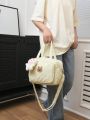 1 piece baby stylish cute nylon solid color large capacity shoulder bag