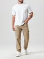 Men's Plus Size Side Pocket Straight Leg Jeans