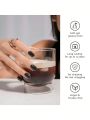 2pcs Semi Cured Gel Nail Stickers/Strips(1pc black and 1 pc white)
