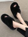 New Winter Women's Fashionable Thick-soled Outdoor Indoor Slippers, Soft & Comfortable Daily Wear