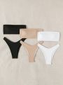 SHEIN Swim Mod Women's Strapless Swimsuit Set