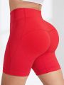 Yoga Basic Plus Size Women's Yoga Butt-lifting Sports Shorts