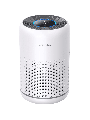 Air Purifiers for Bedroom, HEPA Air Purifiers, Air Cleaner for Smoke A11ergies Dander Hair Odor, Portable Air Purifier with Fragrance Sponge Sleep Mode Speed Control - AC300 Black