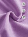 Teen Girls' Casual Heart Print Long Sleeve Hooded Fleece Sweatshirt, Suitable For Autumn And Winter