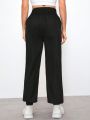 Daily&Casual Loose-Waisted Elastic Ankle Sport Pants