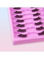 20pairs Faux Mink Eyelashes, Full Strip, Natural & Long Style, Suitable For Travel, Party, Daily Use